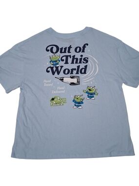 NWOT Toy Story Out of This World Pizza Planet Graphic Tee Womens Size XS